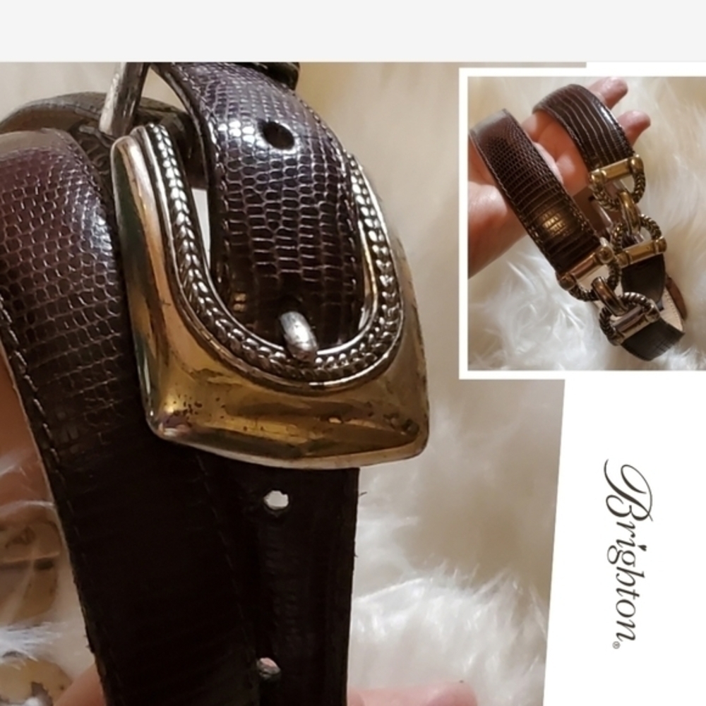 Brighton silver embellished Belt M